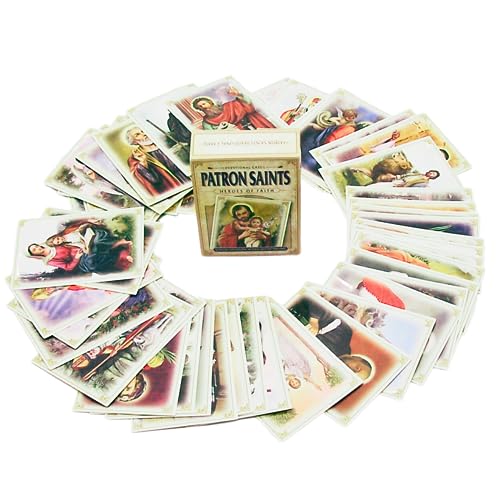 Wowser Patron Saints Deck of Cards Set, Educational Stories, Sunday School Lessons and Catholic Church Activities, Pack of 52