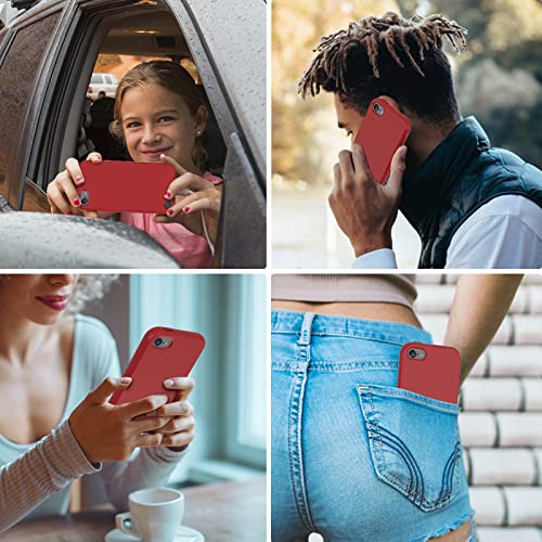 Coque iPod Touch 7e génération rouge silicone antichoc robuste - 7
