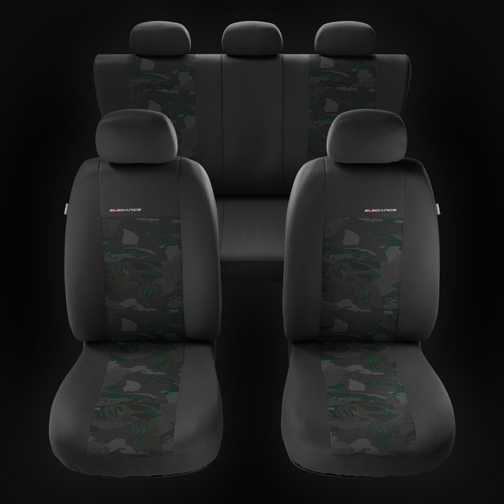 Mossa Fundas Asientos Coche aptas para Mitsubishi L200 1993-. UNE-GR | Pick-Up, I, II, III, IV, V, VI