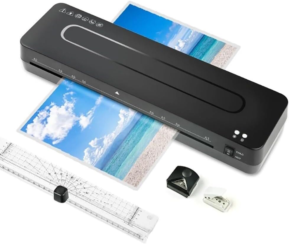 Hot and Cold laminator, A3 Photo laminator, hot and Cold laminator for Paper, laminator, 2 Minutes preheat