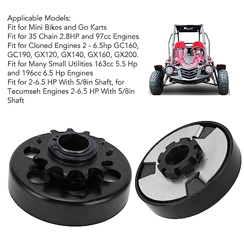 Fliehkraftkupplung mit 1 Zoll/2,5 cm Bohrung, Hochleistungskupplung mit 13 Zähnen, 2300 U/min, 13 PS für Minibikes, Gokarts und 40, 41 und 420 Ketten