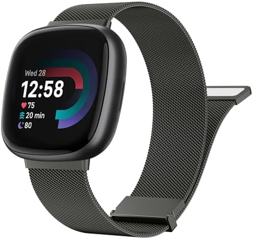 Replacement Silicone Wristbands For Fitbit Sense & Versa 3/4/Sense 2 - L & S Sizes