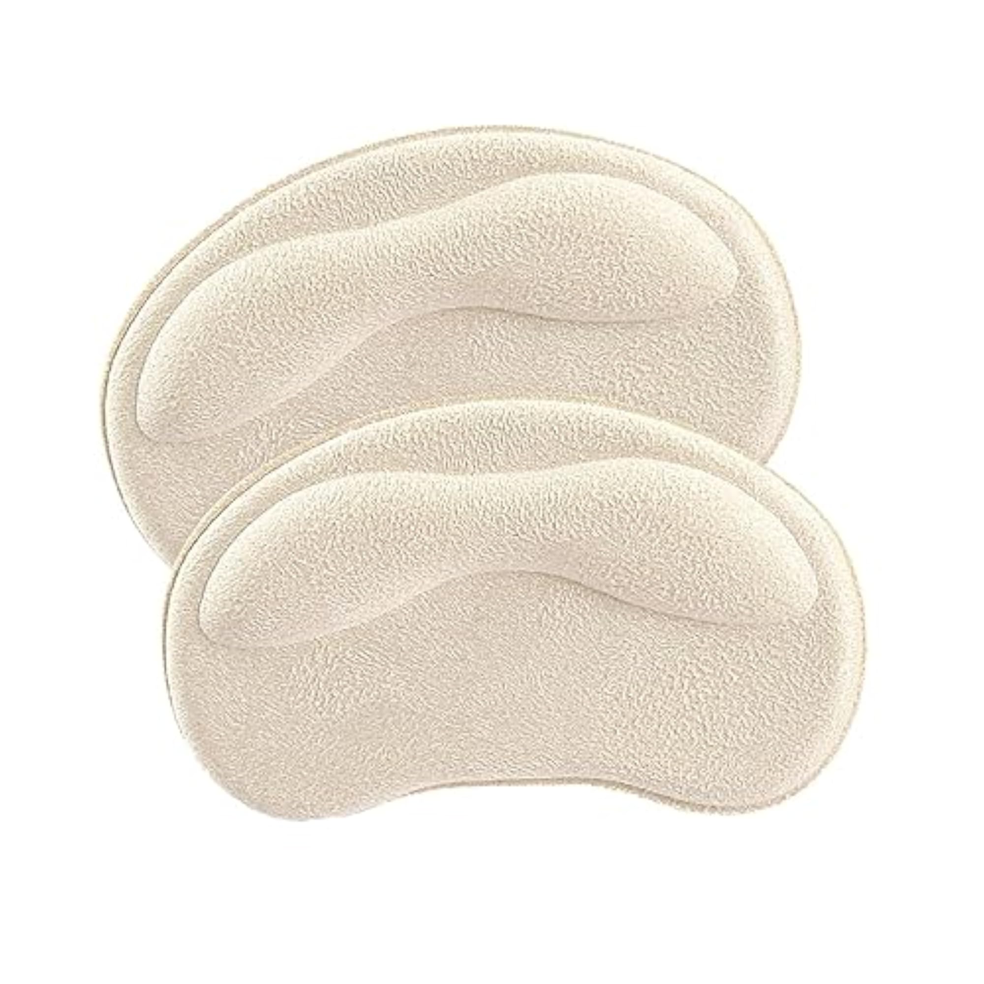 Protective Heel Cushion Pads for Oversized Shoes, Beige
