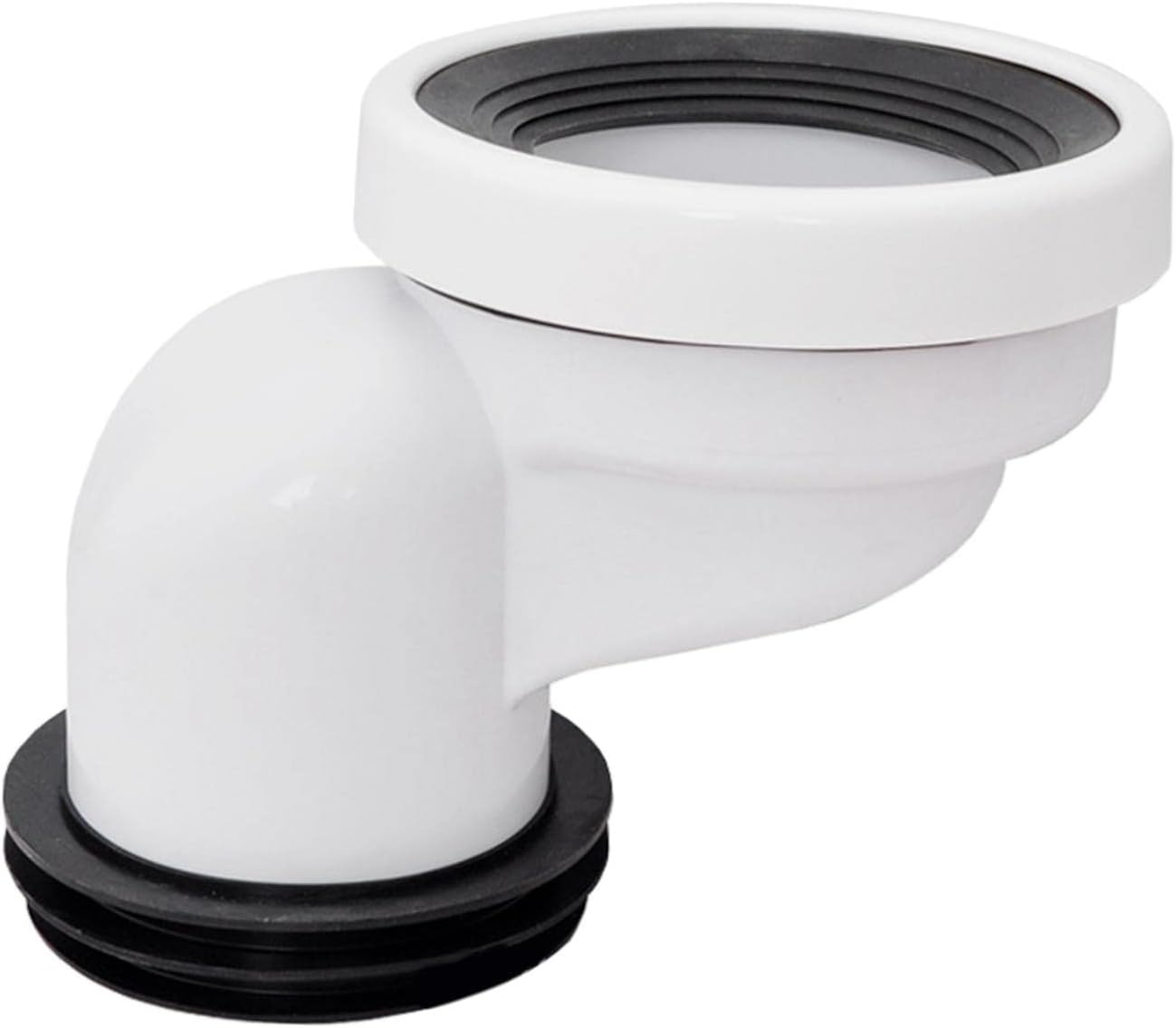 Garende Full Flush Offset Toilet Flange, Offset Hose Connector Easy