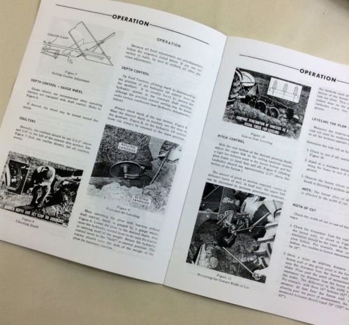 Pages from the manual showing detailed operation instructions with diagrams