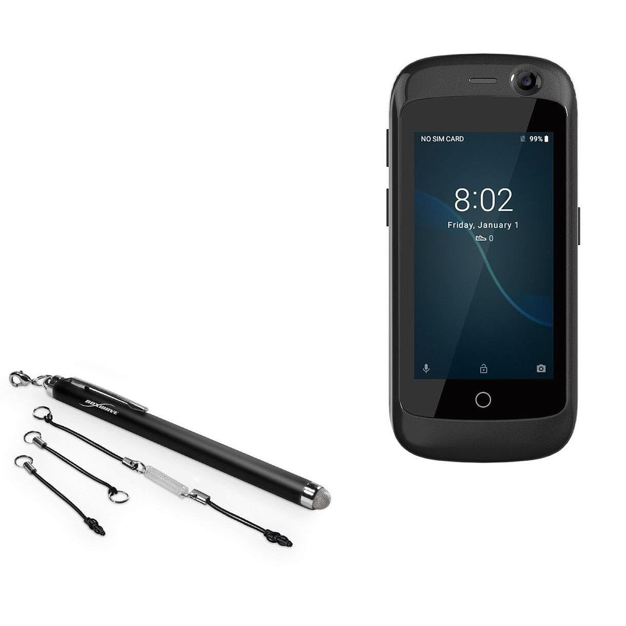 Stylus Pen Compatible With Unihertz Jelly Pro - Evertouch Capacitive Stylus, Fiber Tip Capacitive Stylus Pen For Unihertz Jelly Pro - Jet Black, For Tablet