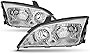 ACANII - For 2005-2007 Ford Focus ZX4 ST Headlights Headlamps Replacement 05 06 07 Driver + Passenger Side