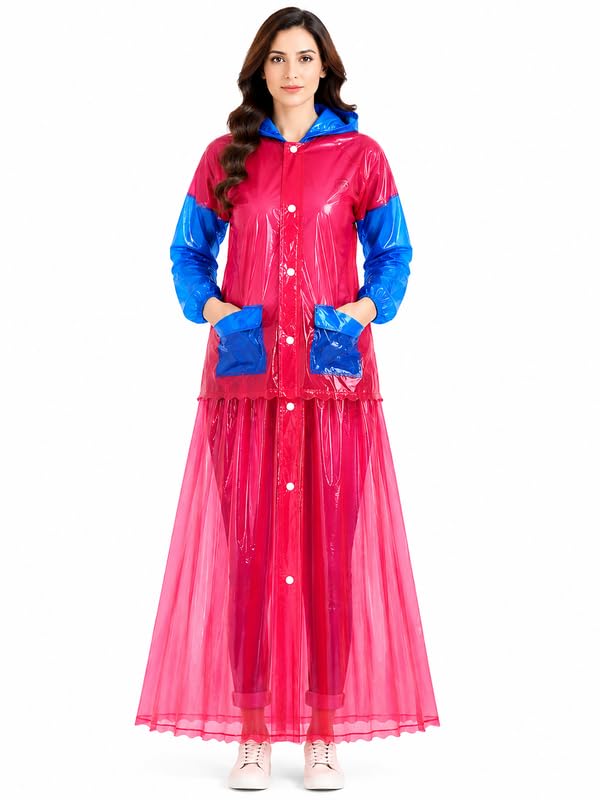 Image of Romano nx 100% Waterproof Rain Skirt Top Jacket for Women Rain Coat with 3 Years Warranty in 28 Colors