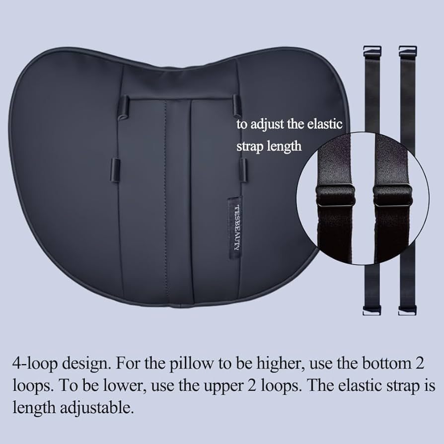 新品　Tesla ネックピロー グレー　2個 Amazon｜TESBEAUTY Teslaヘッドレストピロー 2パック 純正ナッパ