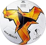 balon uefa 2018  Molten F1U1000-K19 UEFA 2018/19 - Balón de fútbol (tamaño 1), color blanco y naranja