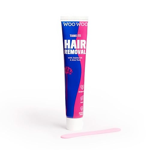 Miniatura 2 de WooWoo - Crema depilatoria natural en la ducha  Removedor de pelo vegano sin irritación para pieles sensibles - Piernas, bikini, zonas íntimas (1.7