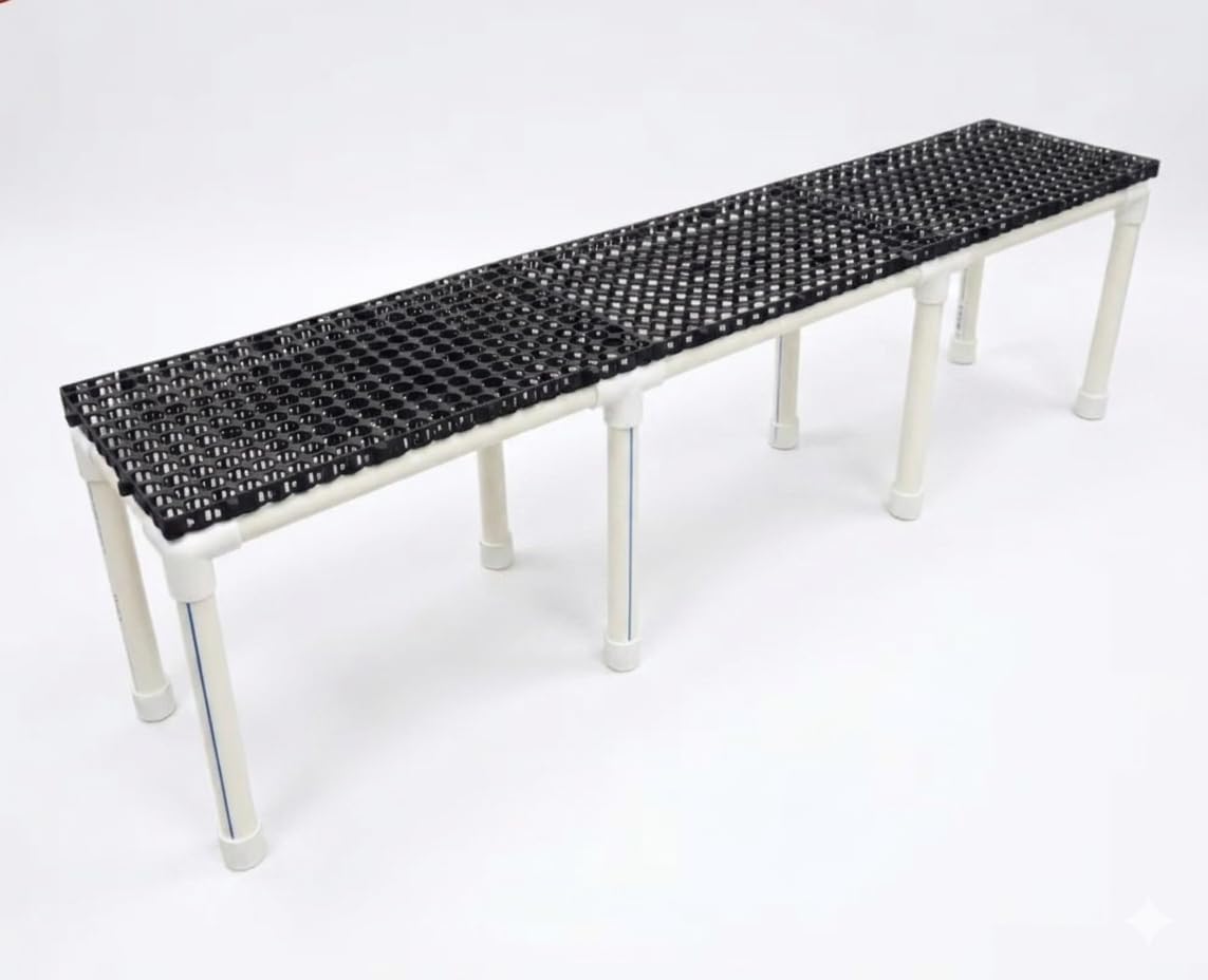 upvc stand for garden made with 1/2" upvc pipe (6 pot 1 stage)-image-35