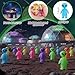 CroBlissful 30 Pcs Colorful Mini Alien Figures Bulk Glow in The Dark Little Tiny Alien Figurines to Hide Luminous Prank Easter Gifts for Space Party Favors Small Rave Trinkets Goodie Bag Fillers