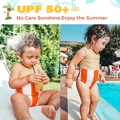 Happy Nocnoc Little Girls One Piece Swimsuits Upf 50+ Quick Dry Beach Swimwear Bathing Suit For Beach 1-10 Years #TOP4
