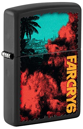 Image of Zippo Unisex-Adult Gaming Lighters, Black Matte Far Cry 6
