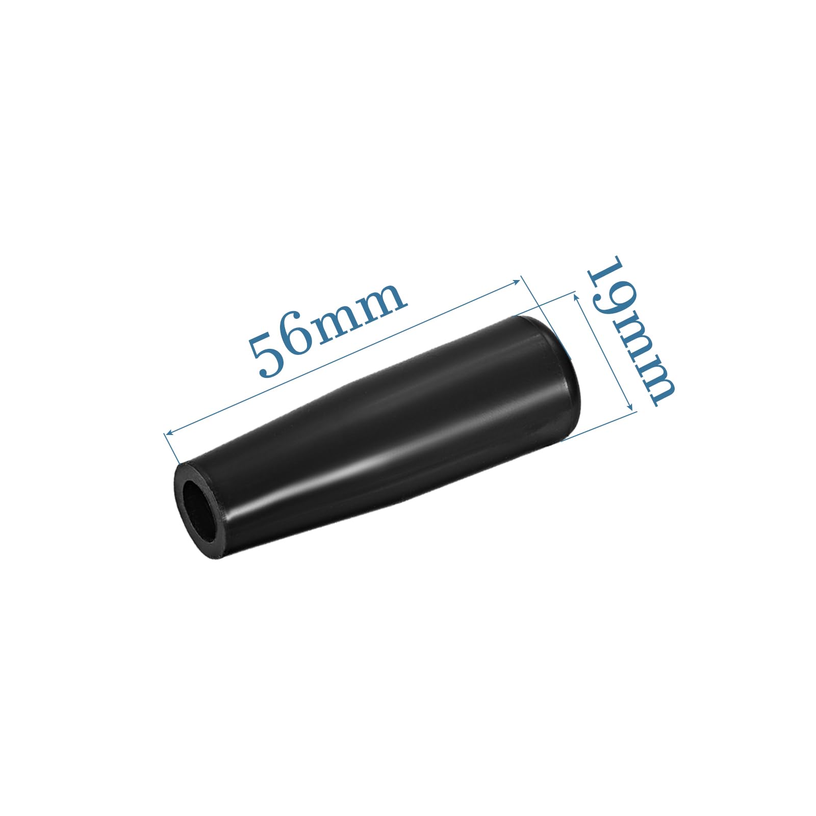 sourcing map 4Stk Klemmen Handgriffe M8 Gewinde 116mm 4.6 Länge Drehbare | Kurbel Handgriff Griffe Handwheel Schraube Stiel, Chrom Beschichtete, Für Drehmaschine