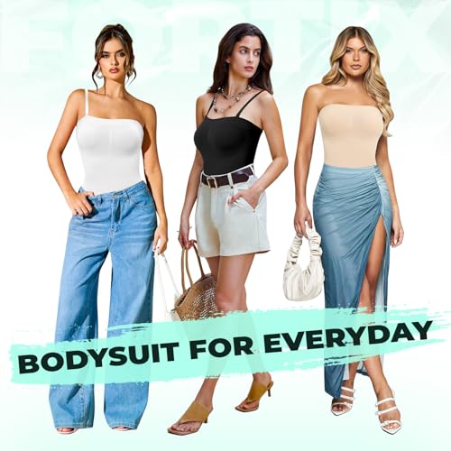 Strapless Shapewear Bodysuit for Women Full Body Shapewear Tummy Control Seamless Snatched Shaper Under Dresses2