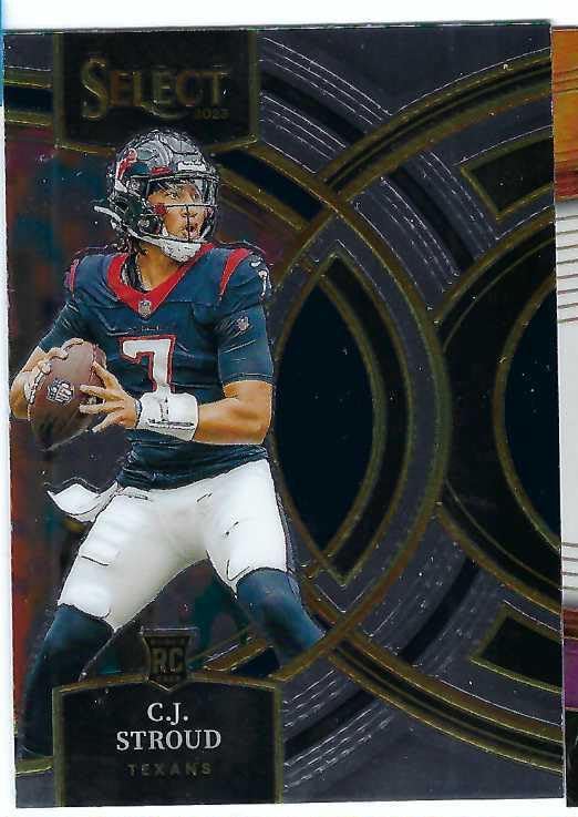 C.J. STROUD 2023 Panini Select Premier #183 Rookie Football Card RC Ohio State Buckeyes Houston Texans