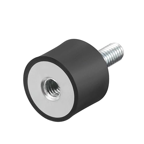 Miniatura 23 de uxcell Soportes de goma M10 macho hembra, amortiguador, para generador de motor, compresor de garaje, bomba de ósmosis inversa, generador de aire