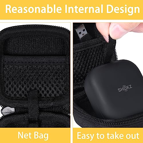 co2CREA Opslag Carry Travel Hard Case voor SHOKZ OpenFit/OpenFit Air Open-Ear True Wireless Bluetooth Hoofdtelefoon, (alleen hoes, zonder oordopjes) - Afbeelding 5