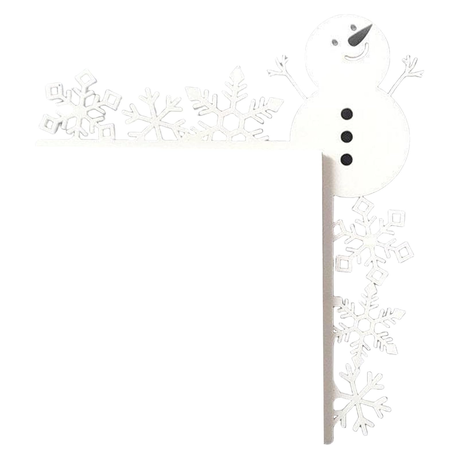 Kalttoy A01 Metal Door Corner Toppers Adornment Hand Painted Door Frame Sign Decoration Colorful Festives Window Embellishment Christmas Toppers