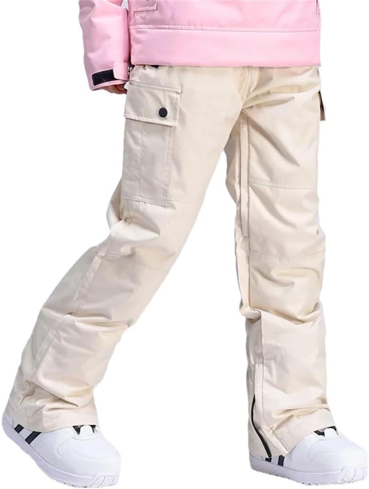 Ski Trousers Windproof Warm Breathable Snow Pants Men Women Winter Snowboard Outdoor Sports Trousers