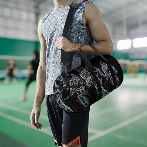 Sac week-end cylindrique de 45cm avec ouverture zippée large