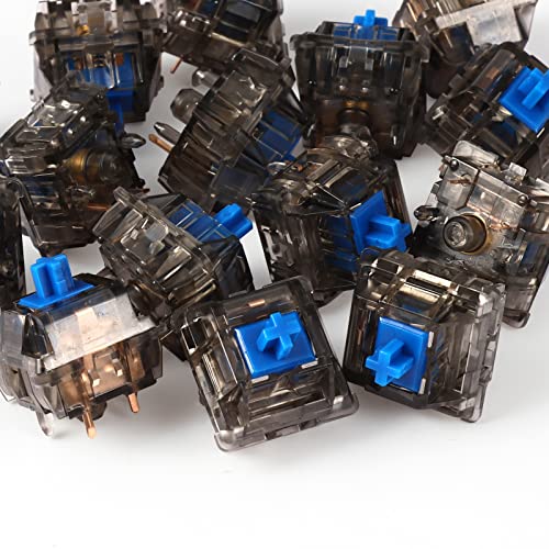 DUROCK Silent Linear Switches, Classic Blue Stem 5 Pins Silent Linear Switch, Pre-lubed MX Silent Keyboard Switches Daybreak 67g, 70pcs - Image 6