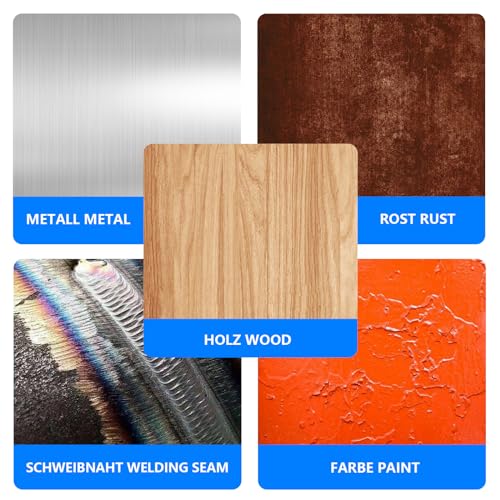 2 Stück Rundbürsten Set, Ø125x22 mm Drahtbürste Winkelschleifer, Zopfrundbürste, Scheibenbürste, Stahlbürste Stahldraht mit gezopften Drahtborsten für Winkelschleifer Bohrmaschine