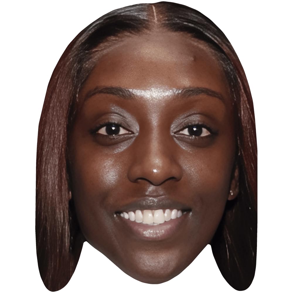 Kahleah Copper (Smile) Celebrity Mask, Flat Card Face, Fancy Dress Mask
