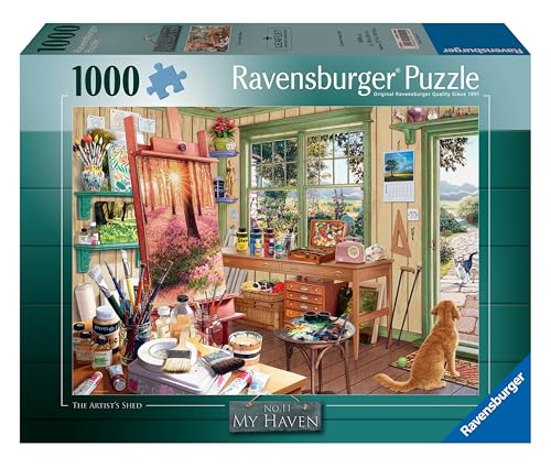 Puzzle 1000 pièces Le cabanon de 'artiste Ravensburger France