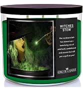 King of Candle | Witches Stew - Large, Strong Scented, Spooky Halloween Candles - Decorative, Wit...