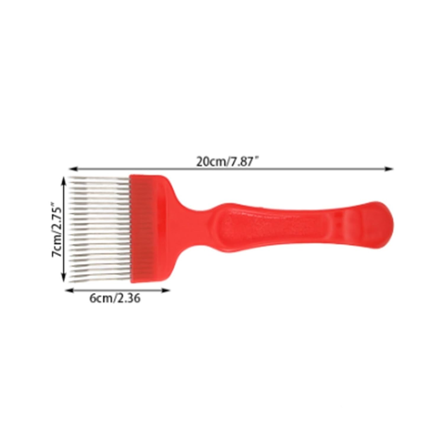 Beekeeping, 4pcs Beekeeping Tools Straight Needles Uncapping Forks Handle Stainless Steel Honey Sparse Rake Shovel Comb,for Beekeepers(Yellow)