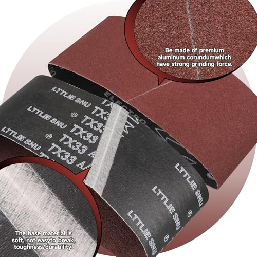 STEBRUAM 10 Stück schleifband 100X560 Körnung 60/80/100/120/240