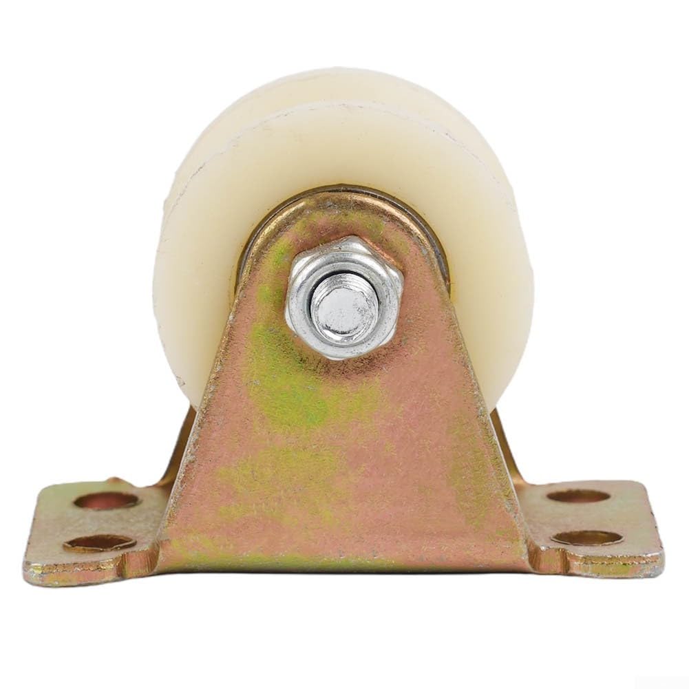 FDEFIRTFG Furniture door rollers, Nylon Grooved Rollers for Sliding Doors, Reinforced Base with High Tech Galvanized Shell(V 30MM)