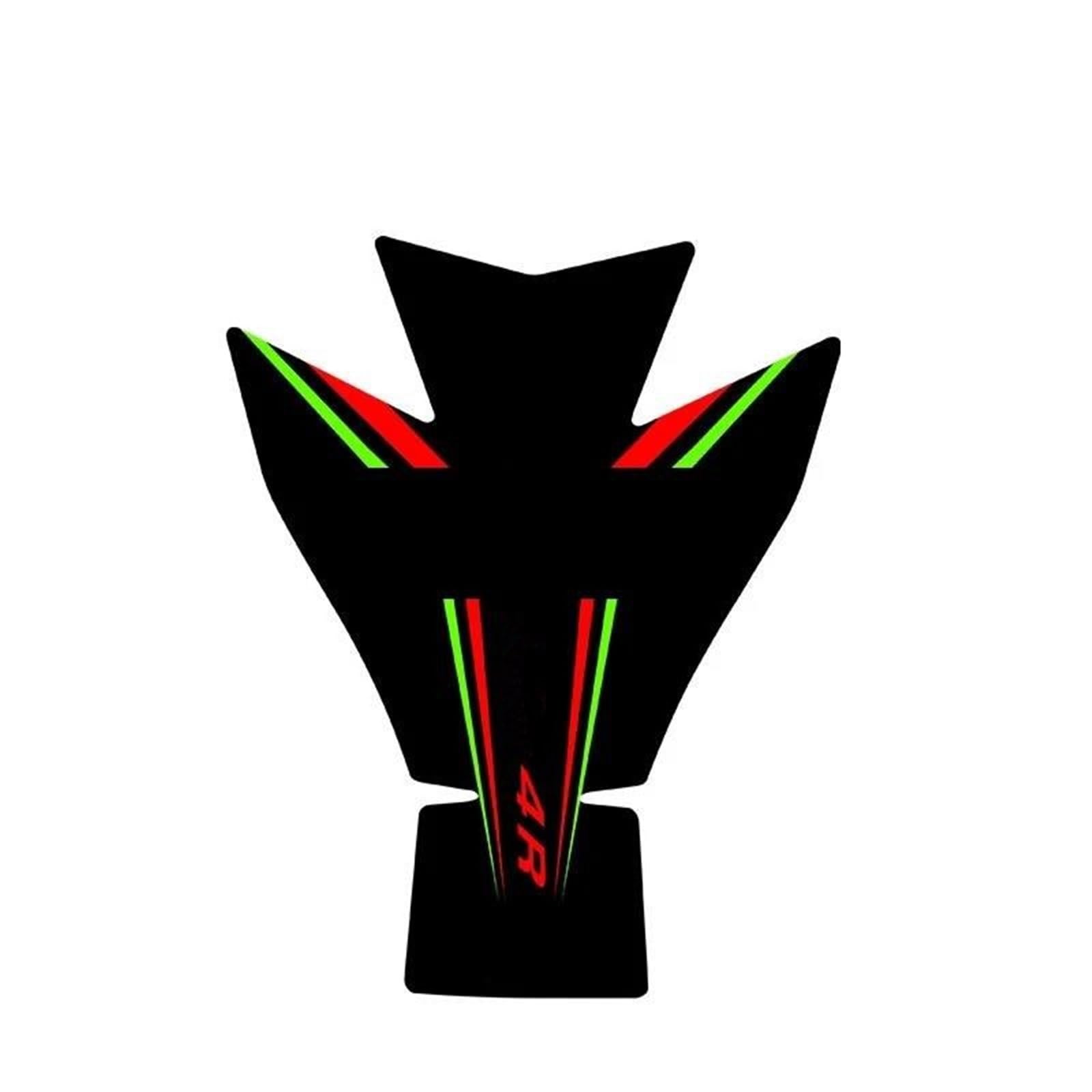 for Kawasaki for ZX4R for ZX4RR Motorcycle Body Fairing Sticker Tank Pads Gas Grip Traction Protector Fishbone Tank Pad(Color19)