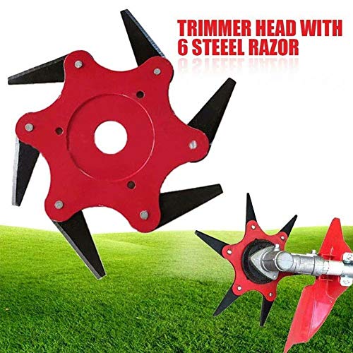 6 T Grass Cutter Head Steel Blade Trimmer Manganese Blade Garden Cutter Blade Lawn Machine Accessory Power Tools - Thumbnail 7