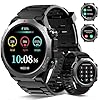 Military Smart Watches for Men (Answer/Make Calls), 1.39″ HD Fitness Watches, Heart Rate/Sleep Monitor, 110+ Sports Modes Watch for Men, Waterproof Watch, 30Day, Watches for Android/iPhone, Black
