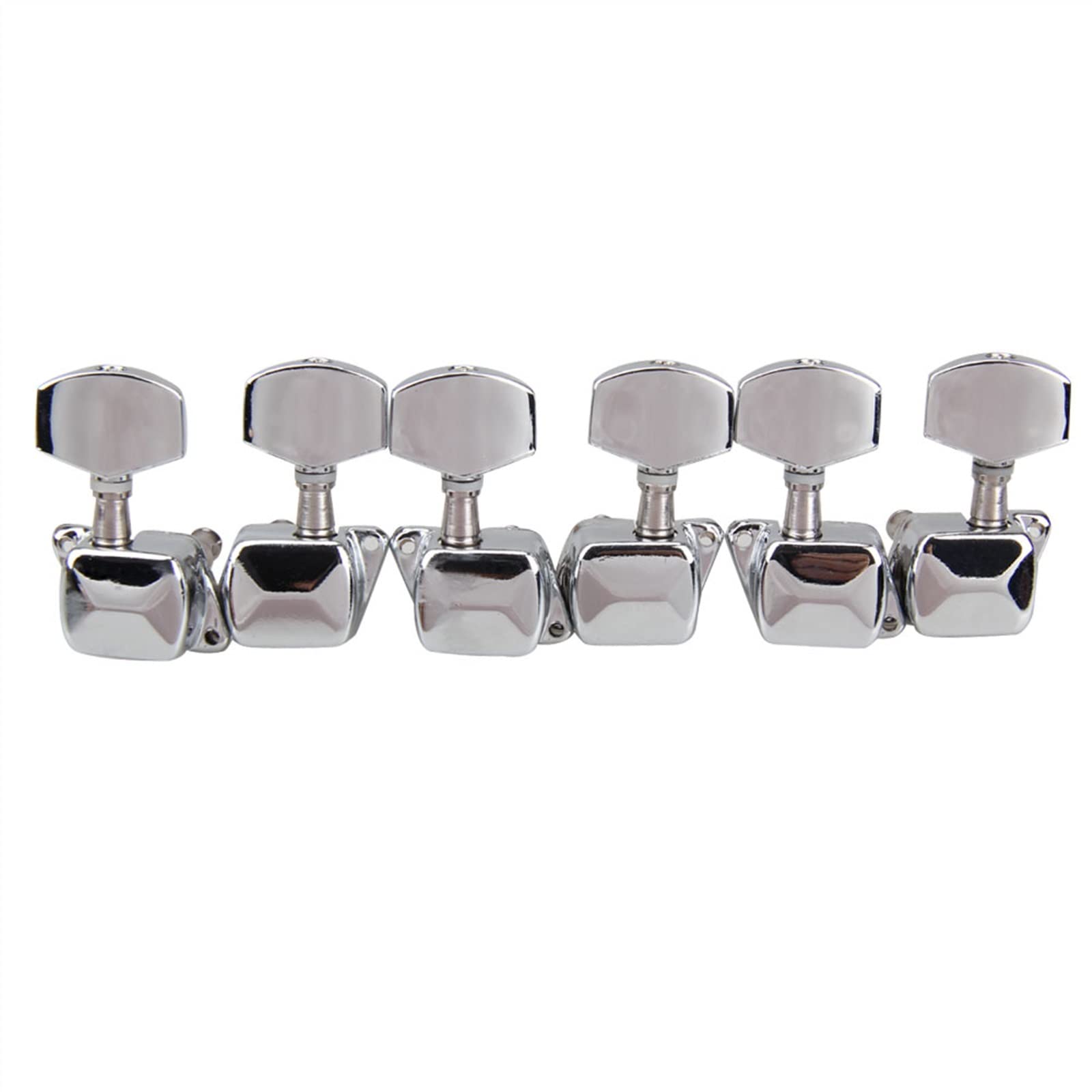 Tuner Mechaniken Knöpfe Gitarre 2 Farben 3x3 Semiklosed Tuning Pegs Machine Heads Für Gitarrenzubehör