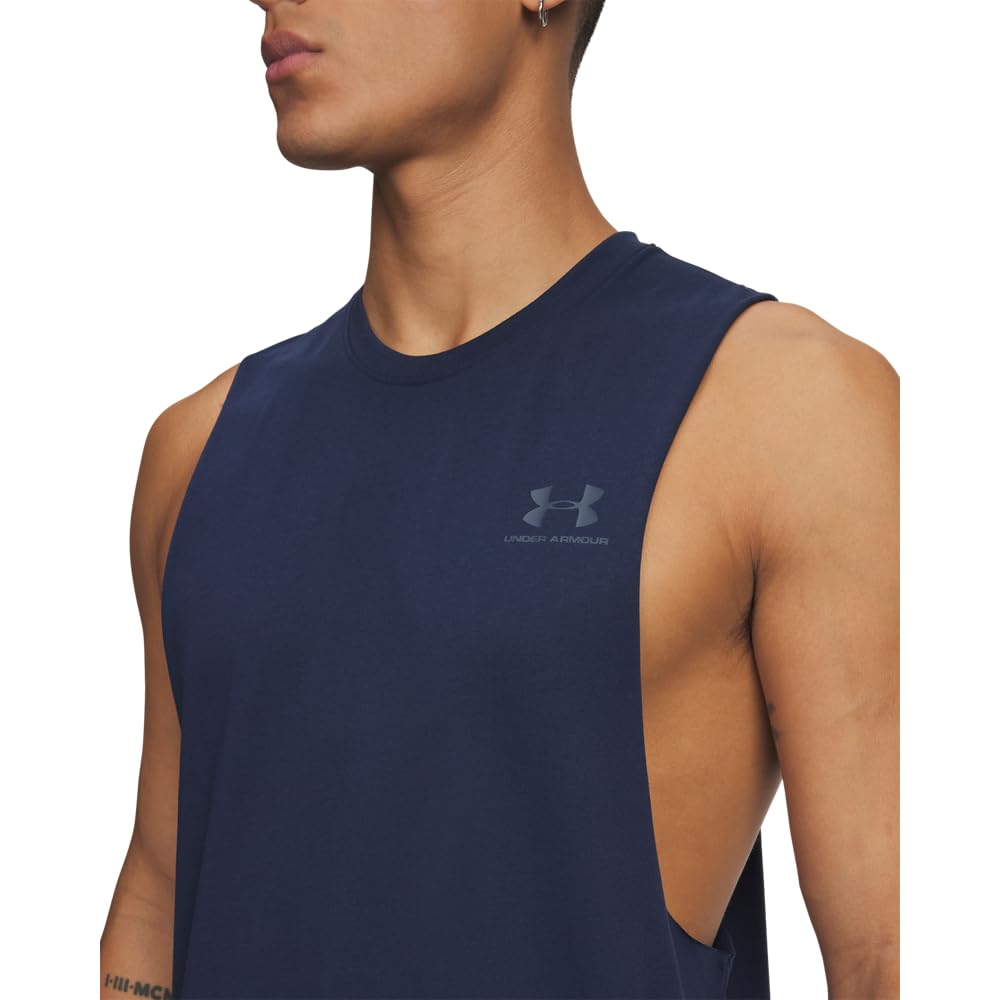 Under Armour Sportstyle Left Chest Cut-Off T-Shirt Camiseta Hombre