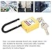 lvifloae 5PCS Industrial Lockout Lock Safety Padlock Engineering Insulated Tagout Padlock Nylon Security Lock with Keys for Industrial Construction Sites Hospitals Power Plants (Yellow)