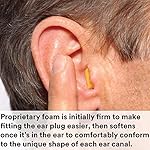 3M Ear Plugs, 200 Pairs/Box, E-A-R Classic 310-1001, Uncorded, Disposable, Foam, NRR 29, For Drilling, Grinding, Machining, Sawing, Sanding, Welding, 1 Pair/Pillow Pack - Image 4