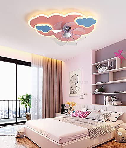 Ventilateur de plafond avec lumières et télécommande à 3 vitesses pour éclairage de plafond