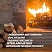 Rutland Refractory Cement 64 Oz - Fiber-Reinforced Pre-Mixed High Temperature Cement for Fireplace, Wood Stove & Fire Brick - Made in USA, Buff, 4 Lbs