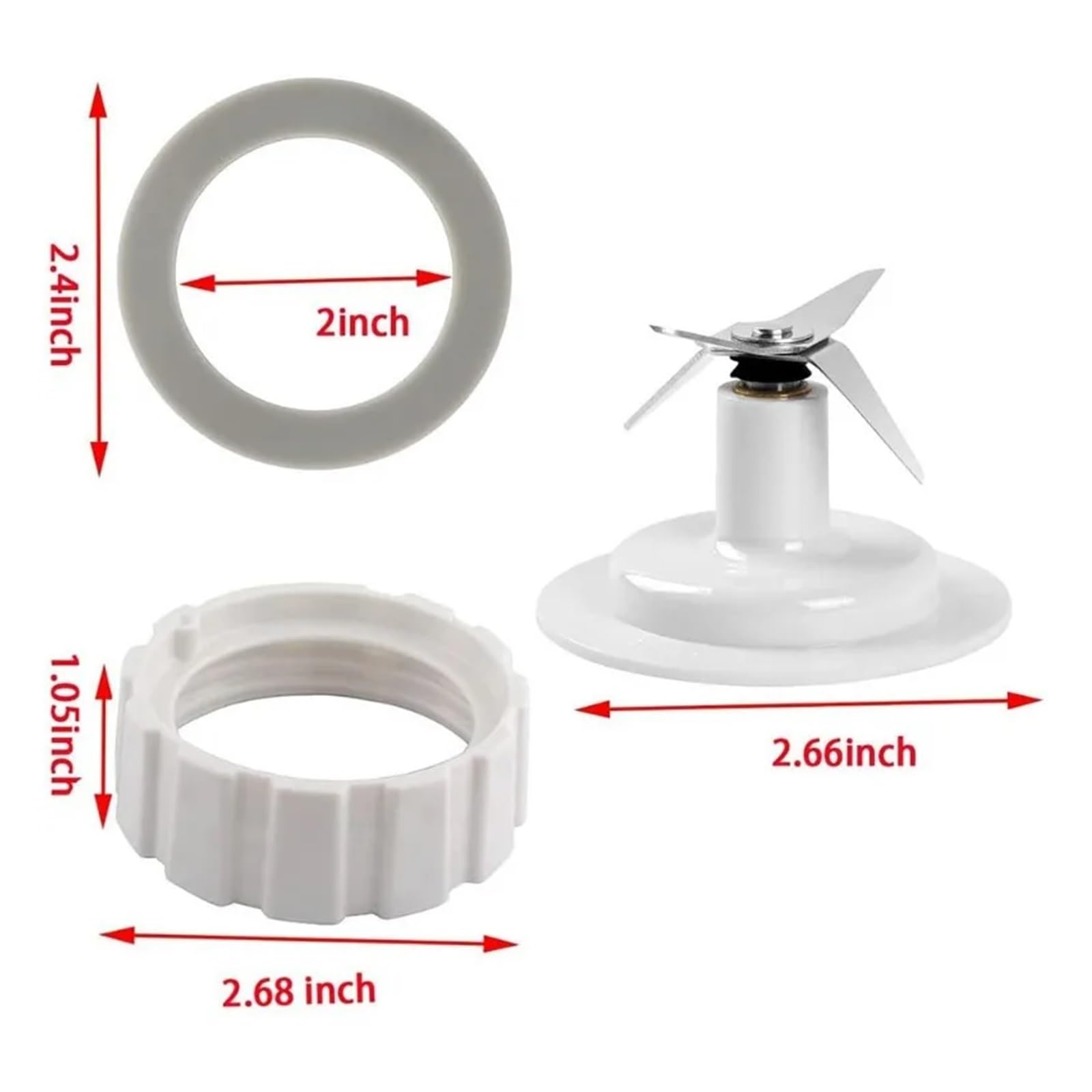 Kit De Cuchilla Y Base De Jarra Compatible con Hamilton Beach