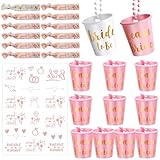 Photo Gallery vegcoo set di 25 accessori per addio al celibato, 25 accessori team bride, 12 bicchieri da liquore da spalla, 12 braccialetti da sposa, 1 adesivo per addio al celibato donna Photo Gallery vegcoo set di 25 accessori per addio al celibato, 25 accessori team bride, 12 bicchieri da liquore da spalla, 12 braccialetti da sposa, 1 adesivo per addio al celibato donna
