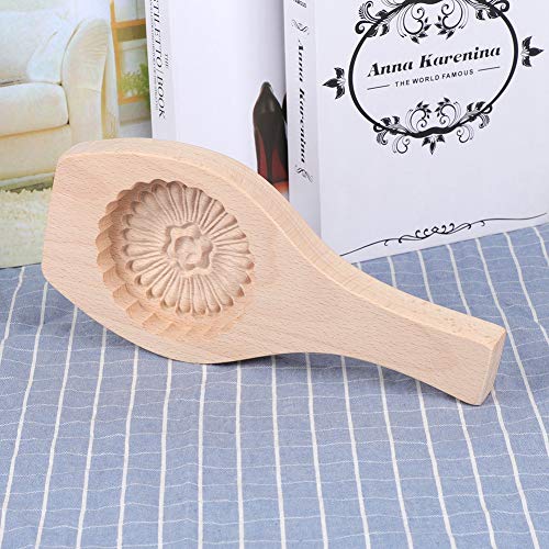 Stampo per dolci in legno Mooncake Motivo floreale...