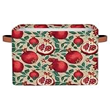 Panier de rangement pliable : lorsque vous n'utilisez pas ce panier de rangement, il est facile de le plier et de l'aplatir pour le ranger facilement n'importe où, économise de l'espace. Panier à linge avec 2 poignées en cuir synthétique pour un accès facile et un transport facile.