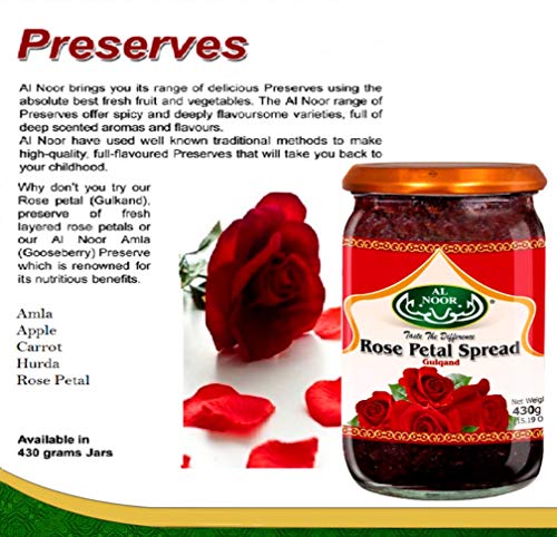 Gulkand (Rose Petal Spread) Rijk aan smaak en verfrissende Alamgeer 430g x 2 Jar - Image 3