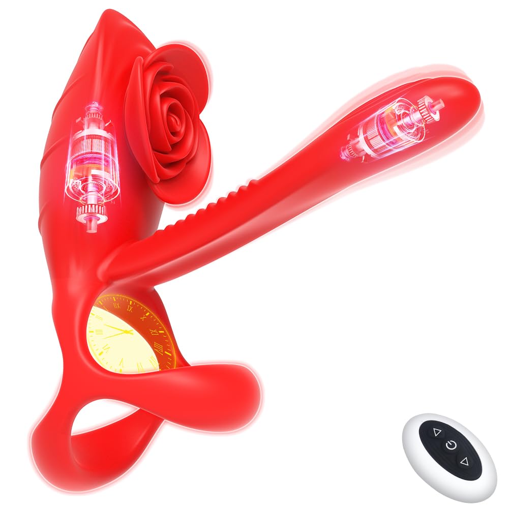 Anillo Vibradorador pene Clítoris Sex Toýs Couple - Cock Ring con Estimulador de Clítoris Femenino, Anillo Vibrador Mando Distancia para Retardante Eyaculación, Vibradorador Hombre Juguetes Eróticos